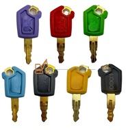 10PCS 5P8500 Keysfor E320 E305.5 307 313 320D2GC Excavator Key New Start Ignition Key 7 Colors Avail