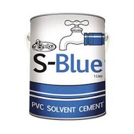 S-BLUE PVC SOLVENT CEMENT S-BLUE 1/12 LITER