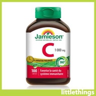 Jamieson - 特強長效（EXP 2029年）緩釋天然維他命 C (1000 毫克) 100 粒 [平行進口] 維生素C/ VC / 維C *不同包裝版本可能隨機出貨*