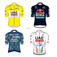 [2025NEW] 2025 Tour de France UAE Pogacha Same Style Yellow Shirt Men Women Short Sleeve Cycling Jer