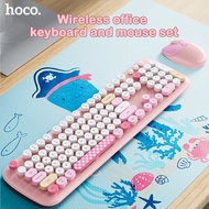 HOCO 2.4G USB Silent Bluetooth Keyboard And Mouse For Ipad Suitable For Xiaomi Suitable For Samsung Suitable For Huawei Phone Tablet Wireless Keyboard For IOS