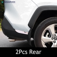 NANASALONNN 2Pcs/4Pcs Car Stainless Front Rear Bumper Protector Trim Covers For Toyota RAV4 RAV-4 20