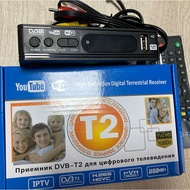 Hot DVB T2+C High Definition Digital Terrestrial Receiver DVB T2 Terrestrial TV Box IPTV H.265 Hevc 