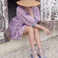 Dahlia Dress in Butterfly Pea | Moaa Collection