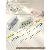 Nijia 6-Hole Punch, Single/Multi-Hole, for A4 Paper, A6 Loose-Leaf Notebook, Card Punching