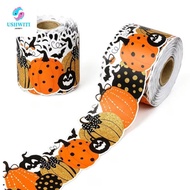 MLINX Pumpkin Border Trim, Wave Sticker Self Adhesive Halloween Border Sticker, Cute Pumpkin Scallop