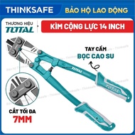 TOTAL THT 14 inch force pliers113146 Cut up to 7mm, length 350mm with rubber handle