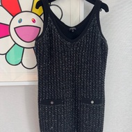 ❤️ CHANEL 精緻材質無袖連衣裙