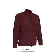 LADS ‘CEDRIC Oversized Jacket Maroon