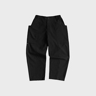 DYCTEAM - See-through Loose-fit Pocket Trousers (black)