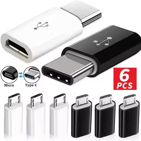 Micro USB To Type C Android Phone Adapters OTG Converter USB C Male To Micro Female Connectors for I