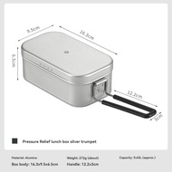 Campingmoon | CAMPINGMOON H-1609 Alumina Old-Fashioned Lunch Box Camping Picnic Multifunctional Port