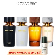 LONKOOM Minyak Wangi Noble Gold Noble Black Noble Classic Perfume EDP Flora-Woody Fragrance Perfume 