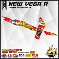 Striping Vega R New-Stiker lis Decal Motor Vega R New Doraemon Zombi (Tahun 2006-2009)