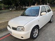 自售車~車況佳2007年日產瑪曲MARCH白色5門1300cc里程保證6萬