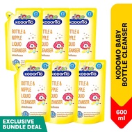 Kodomo Baby Bottle Nipple Liquid Cleanser Refill Pack, 600ml (b)