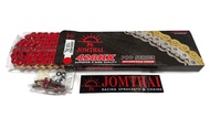 โซ่ X-ring แดงหมุดทอง JOMTHAI 428HX-GB 132 DL สินค้ามีรับประกันของแท้ 100 เปอร์เซนต์
