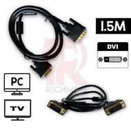 {ReadyStock} DVI to DVI Extension Cable Adapter GPU MONITOR Screen TV GAMING