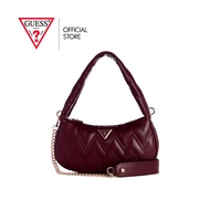 GUESS กระเป๋า รุ่น QG950518  EDA TOP ZIP SHOULDER BAG RED สีแดง