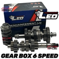 LEO RACING GEAR BOX 6 SPEED SET MODIFY 6 SPEED Y15ZR V1 V2 LC135 5S 100% ORIGINAL LEO THAILAND RACIN