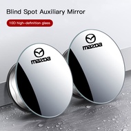 Car Rearview Mirror 360° Small Round Mirror Auto Accessories For Mazda 3 6 2 5 CX5 CX3 Atenza MX5 CX