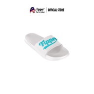 Fipper Ace Sandal White / Turquoise - Fipper Ace Sandal in White / Turquoise