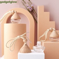 GADGETGLOW​ Car Perfume Pendant Glass Car Hanging Pendant Empty Refillable Bottle Mini Perfume Bottl