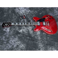 Grote ES335 Electric Guitar Semi Hollow Body Red