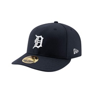 NEW ERA 59FIFTY LOW PROFILE MLB Detroit Navy Blue Slightly Curved Eaves Full Cover 5950 LP