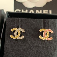 全新 代購 new Chanel CC earrings 香奈兒 閃石耳環 AB9874