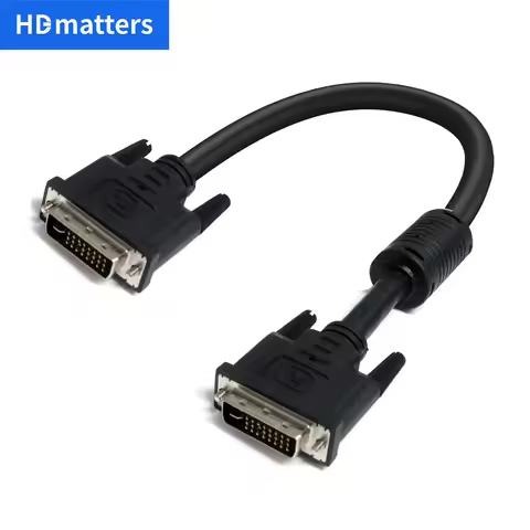 Real DVI-D Dual LINK Cable 1.5M/0.3M 24+1 Dual LINK DVI Cable DVI-D Male to DVI-D Male Monitor Cable