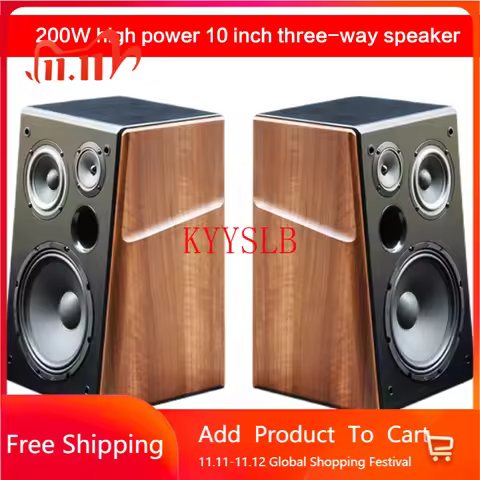 8/10 Inch 200W Wooden Speaker Woofer 4ohm KTV Speaker Treble Home Singing Audio Home Fever Passive S