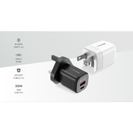 Mazer GAN Prestige Mini 20W Multi Devices FAST CHARGING Travel Adapter