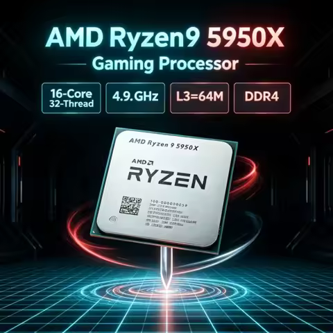 AMD Ryzen 9 5950X 3.4 GHz UP to 4.9GHz Gaming CPU but without cooler DDR4 Socket AM4 105W L3=64M 16-