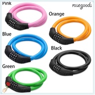 ROSEGOODS Combination Number Resettable Cycle Security Cable Chain Padlock