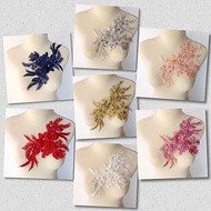 Azalea Flower Mute Embroidery Lace Application