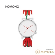 Komono Lewis 10 Year - Flowers | Leather Strap | Watches
