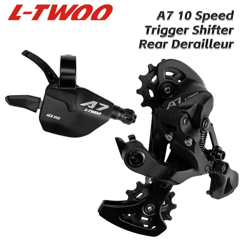 LTWOO A7 1x10 Speed Trigger Shifter + Rear Derailleurs, Aluminium Alloy, for MTB Bike Compatible wit