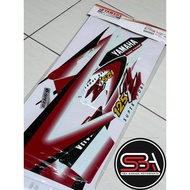 STICKER STRIPE BODY SET / COVERSET 125Z MORITAKA MERAH SABIT ORIGINAL YAMAHA HLY / MORITAKA