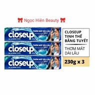 (Combo 3 Tuýp) Kem đánh răng CLOSEUP 230g Lộc Đề