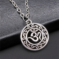 WYSIWYG Om Yoga Necklace Couple Pendants Vintage Jewelry Crafts