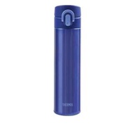 THERMOS 膳魔師 超輕量190g 不鏽鋼真空保溫瓶 0.4L JNI-400-BL 藍色款