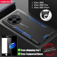 NUBULA For Vivo X90 | VIVO X90 Pro | vivo X90 Pro+ Plus Casing Metal Aluminum Alloy Matte Back Case