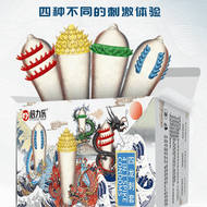 倍力樂霸王龍狼牙螺紋大顆粒情趣保險套 15 隻