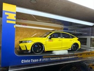 1/18 Peako Model Honda Civic Type R FL5 YELLOW