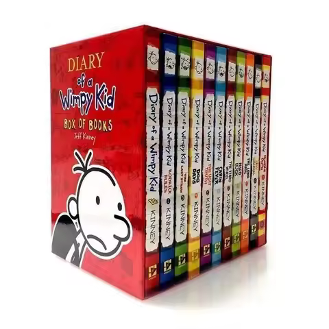 Randomly select one book Diary of Wimpy Kid English Book Diary of Wimpy Kid Boxed Children's Fiction