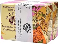 morava Natural 2-pack Craft Bar Body Soap for Skin&amp;Body Geranium, Glycerin Content, Extra Virgin Olive OIl ,Skin Hydrating, Palm Oil Free &amp; Vegan (Geranium, 2 pack)