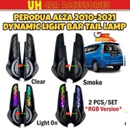 PERODUA ALZA 2010-2021(RGB) DYNAMIC LED LIGHT BAR TAILLAMP TAIL LAMP WITH RUNNING SIGNAL RGB VERSION