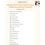 Civil & Infrastructure Design Spreadsheet Bundle | Practical Tools for Engineers