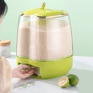 Ready 🔥 5KG/10KG Apple Shape Insect-Proof Rice Dispenser with Storage Container Rice Box Bekas Beras Tempat Simpan Beras